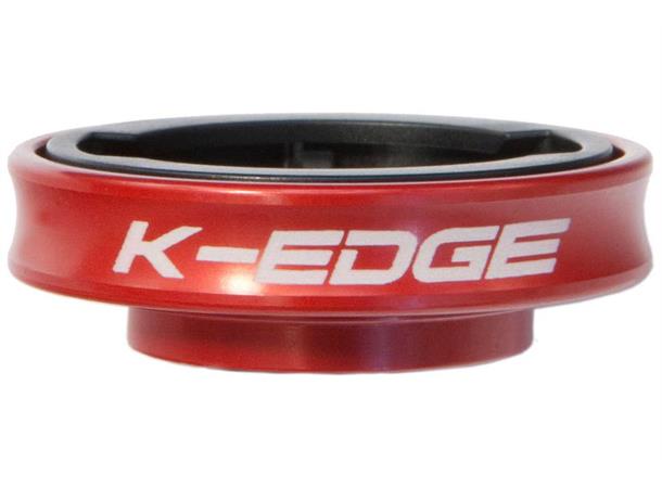 K-Edge Gravity Stem Cap Computerfeste Rød, 1 1/8 Headcap 