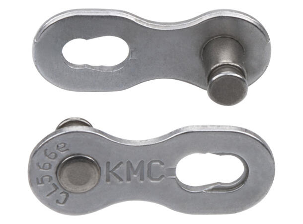 KMC MissingLink 9NR EPT(e9)Kjedelås Sølv 9-Delt, 2-pack, 6.6mm, Rustfritt 