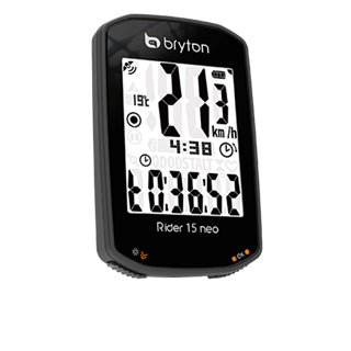 Bryton Rider 15 Neo E GPS Computer 2&quot;, 21+ funksjoner, 16 timer batteritid