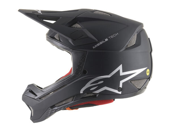 Alpinestars MissileTech Solid Helhjelm X-Small, sort, 53-54cm, Mips, 990gr 