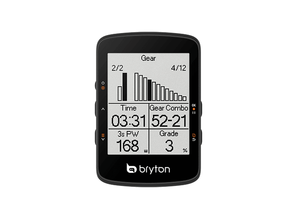 Bryton Rider 460 E GPS Computer 2.6" , Mono LCD skjerm, full GNSS 