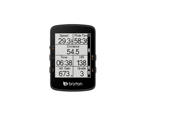 Bryton Rider 460 E GPS Computer 2.6" , Mono LCD skjerm, full GNSS 